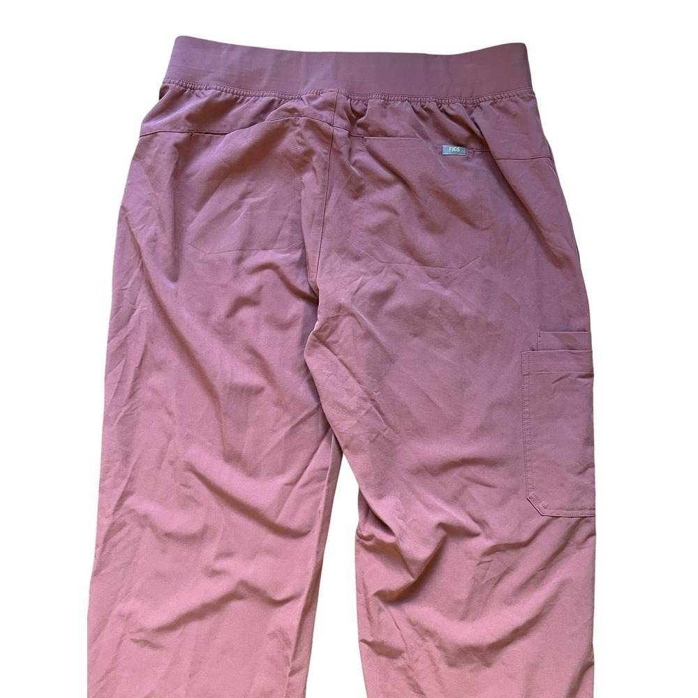 FIGS Isabel Wide Leg Scrub Pants Mauve 2XL - Picture 4 of 6